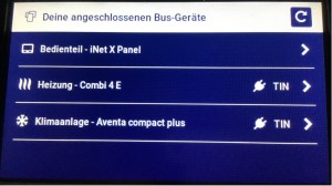 Geräte am Tin Bus